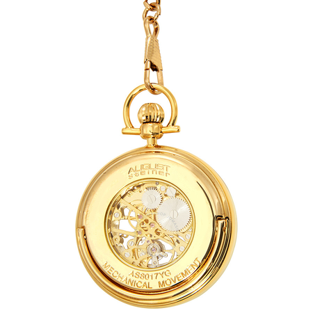 August Steiner Gold-tone Pocket Watch AS8017YG