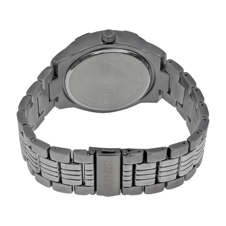August Steiner Multi-Function Black Metal Men's Watch AS8058BK
