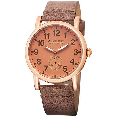 August Steiner Rose Gold-Tone Ladies  Watch AS8110RG