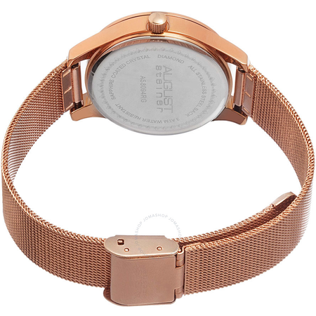 August Steiner Silver Ladies  Watch AS8094RG AS8094RG