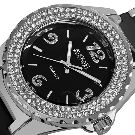 August Steiner Silver-tone Ladies Watch AS8036BK