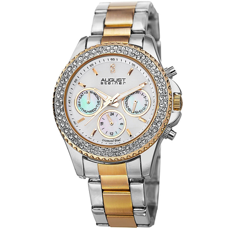 August Steiner White Ladies Watch AS8100TTG