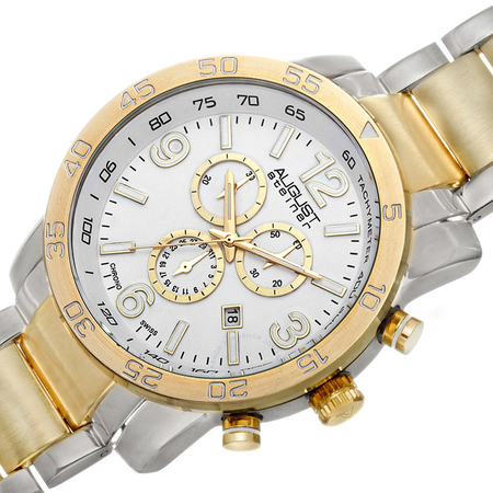 August Steiner White Men's Watch AS8097TTG