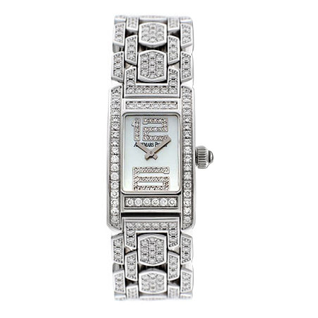 Audemars Piguet Promesse Diamond 18kt White Gold Mini Ladies Watch 67465BC.ZZ.1189BC.03