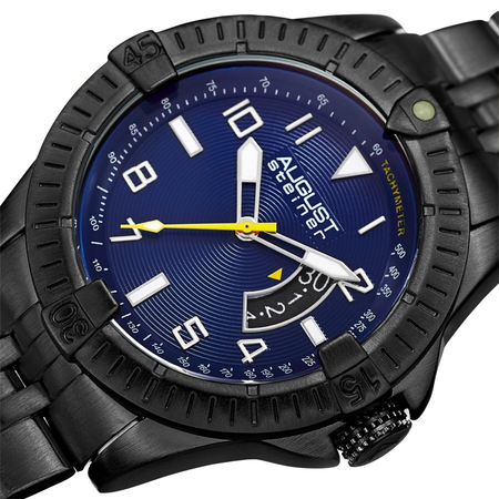 August Steiner Blue Dial Men's Watch AS8185BK