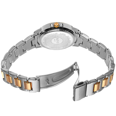 August Steiner Diamond Black Dial Ladies Watch AS8154TTG