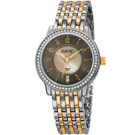 August Steiner Grey Dial Ladies Watch AS8246TTGN