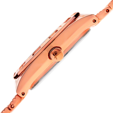 August Steiner Rose Gold-tone Dial Ladies Watch AS8177RG