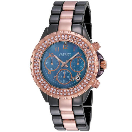 August Steiner Rose Gold-tone Ladies Watch AS8031TTR