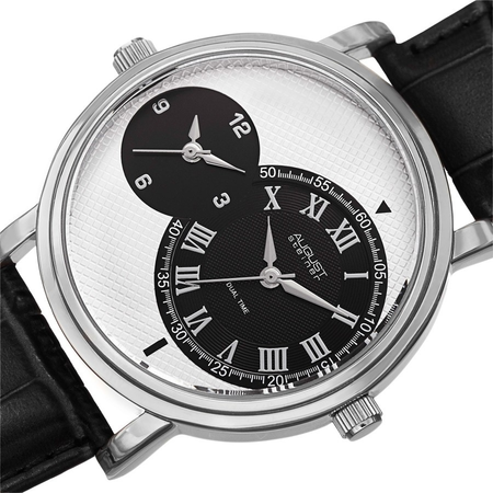 August Steiner Silver-tone Dial Men's Watch AS8146SSB