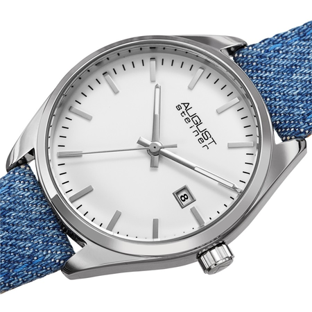 August Steiner White Dial Ladies Watch AS8266SS