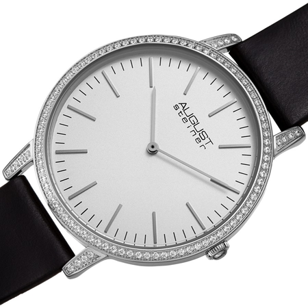 August Steiner White Dial Men's Watch AS8273BK