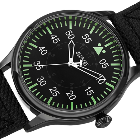 August Steiner Black Dial Men's Watch AS8125BK