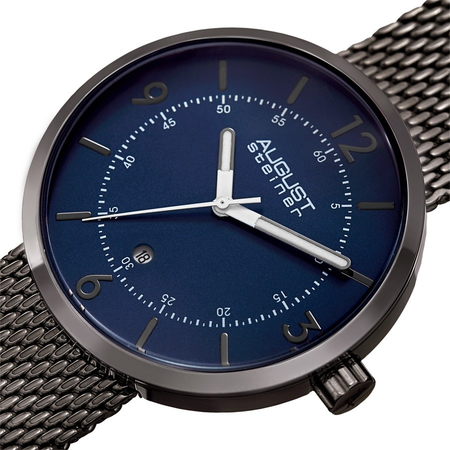 August Steiner Blue Dial Men's Watch AS8204GNBU