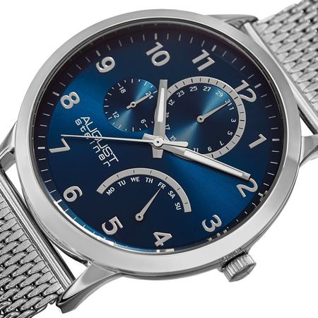 August Steiner Blue Dial Men's Watch AS8230SSBU