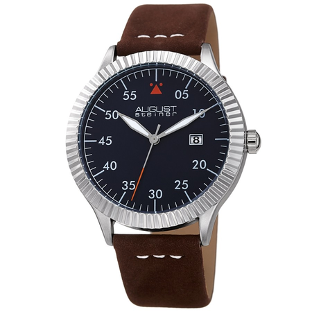 August Steiner Blue Dial Men's Watch AS8272BRBU