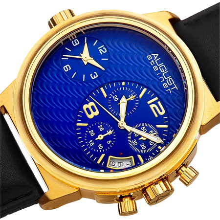 August Steiner Chronograph Blue Dial Men's Watch AS8151YGBU