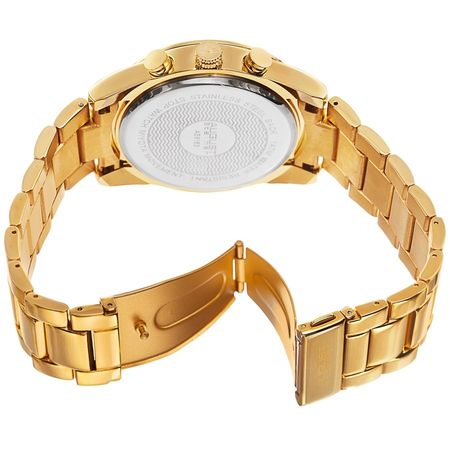 August Steiner Chronograph Gold Tone Dial Men's Watch AS8163YG