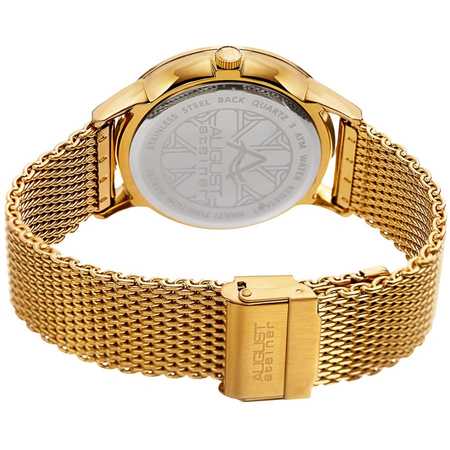 August Steiner Gold Tone Dial Men's Watch AS8230YG