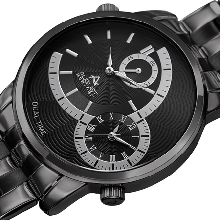 August Steiner Grey Dial Men's Watch AS8210BK