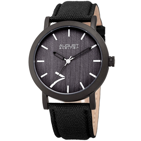 August Steiner Grey Dial Men's Watch AS8238BK