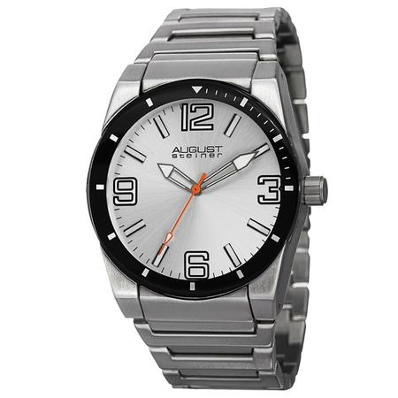 August Steiner Silver-tone Dial Men's Watch AS8152SSW