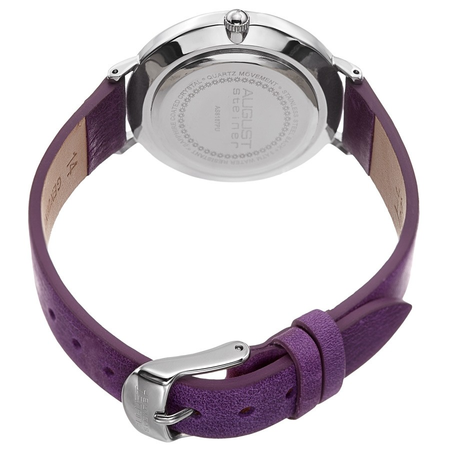 August Steiner White Dial Ladies Watch AS8187PU