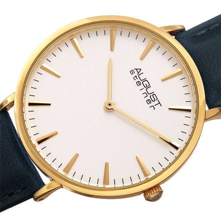 August Steiner White Dial Ladies Watch AS8247YGBU