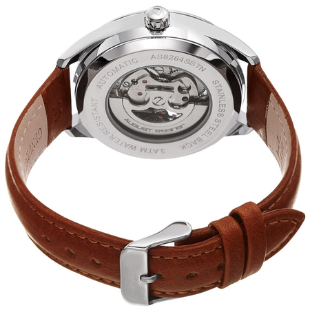 August Steiner White Dial Men's Watch AS8264SSTN