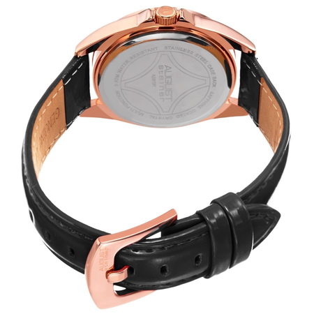 August Steiner Black Dial Ladies Watch AS8191BKR