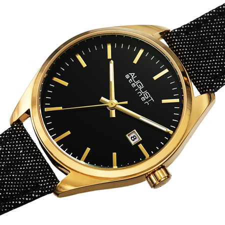 August Steiner Black Dial Ladies Watch AS8266BK