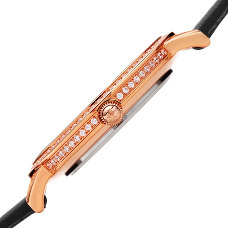 August Steiner Black Dial Ladies Watch AS8274BKR