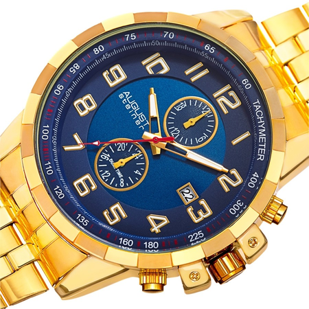 August Steiner Blue Dial Men's Watch AS8153YGBU