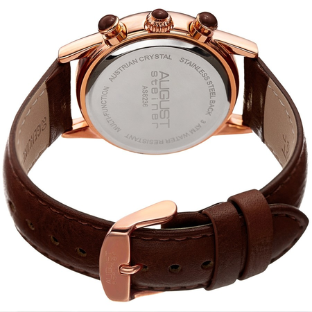 August Steiner Brown Dial Ladies Watch AS8236BR