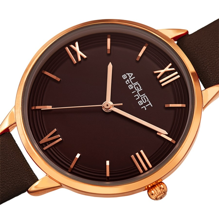 August Steiner Brown Dial Ladies Watch AS8263BR