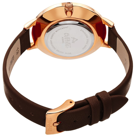 August Steiner Brown Dial Ladies Watch AS8263BR