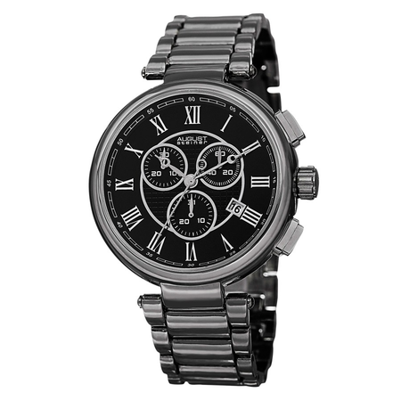 August Steiner Chronograph Black Dial Men's Watch AS8148BK