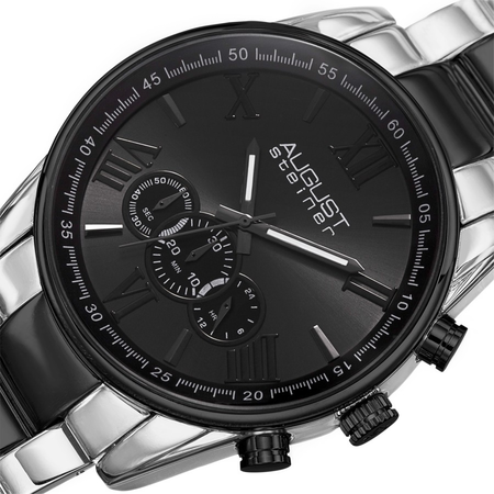 August Steiner Chronograph Grey Dial Men's Watch AS8163TTB