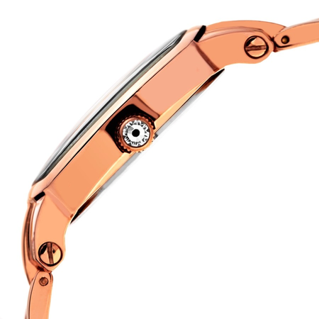 August Steiner Diamond Brown Dial Ladies Watch AS8193RGBR