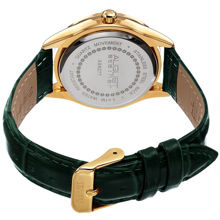 August Steiner Diamond Silver-tone Dial Ladies Watch AS8277GN