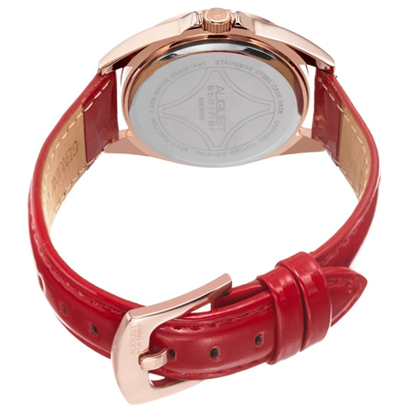 August Steiner Silver-tone Dial Ladies Watch AS8191RD