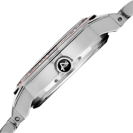 August Steiner Silver-tone Dial Ladies Watch AS8228SS