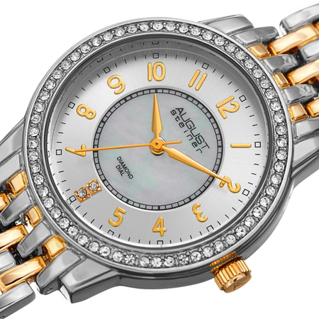 August Steiner Silver-tone Dial Ladies Watch AS8246TTG