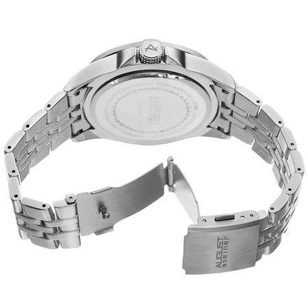 August Steiner Silver-tone Dial Men's Watch AS8185SS