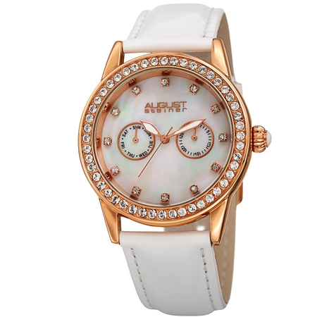 August Steiner White Dial Ladies Watch AS8234WT