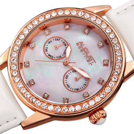 August Steiner White Dial Ladies Watch AS8234WT