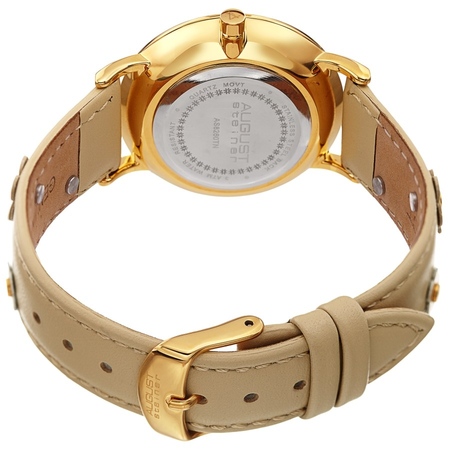 August Steiner White Dial Ladies Watch AS8260TN