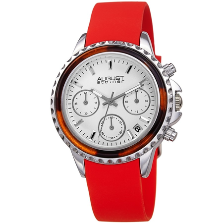August Steiner White Dial Ladies Watch AS8268RD