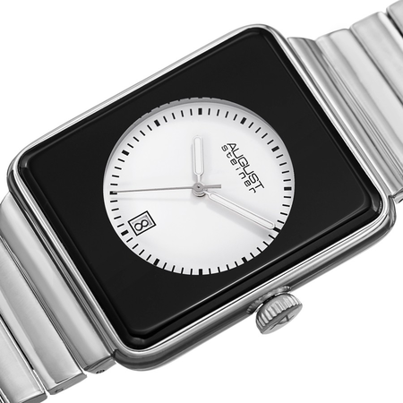 August Steiner White Dial Men's Watch AS8181SSW