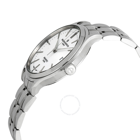 Baume et Mercier Clifton Baumatic Automatic White Dial Men's Watch 10400